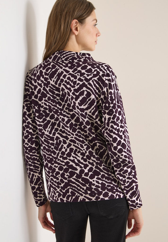 Cecil Damen T-Shirts Eggplant