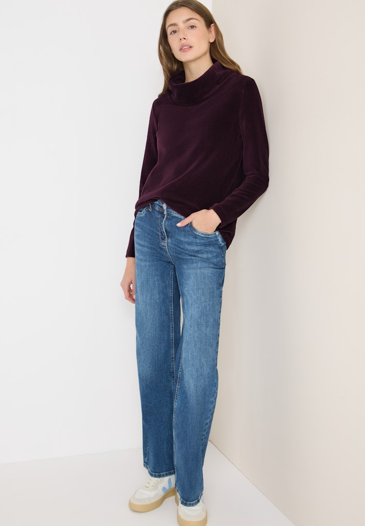 Cecil Damen T-Shirts  Eggplant