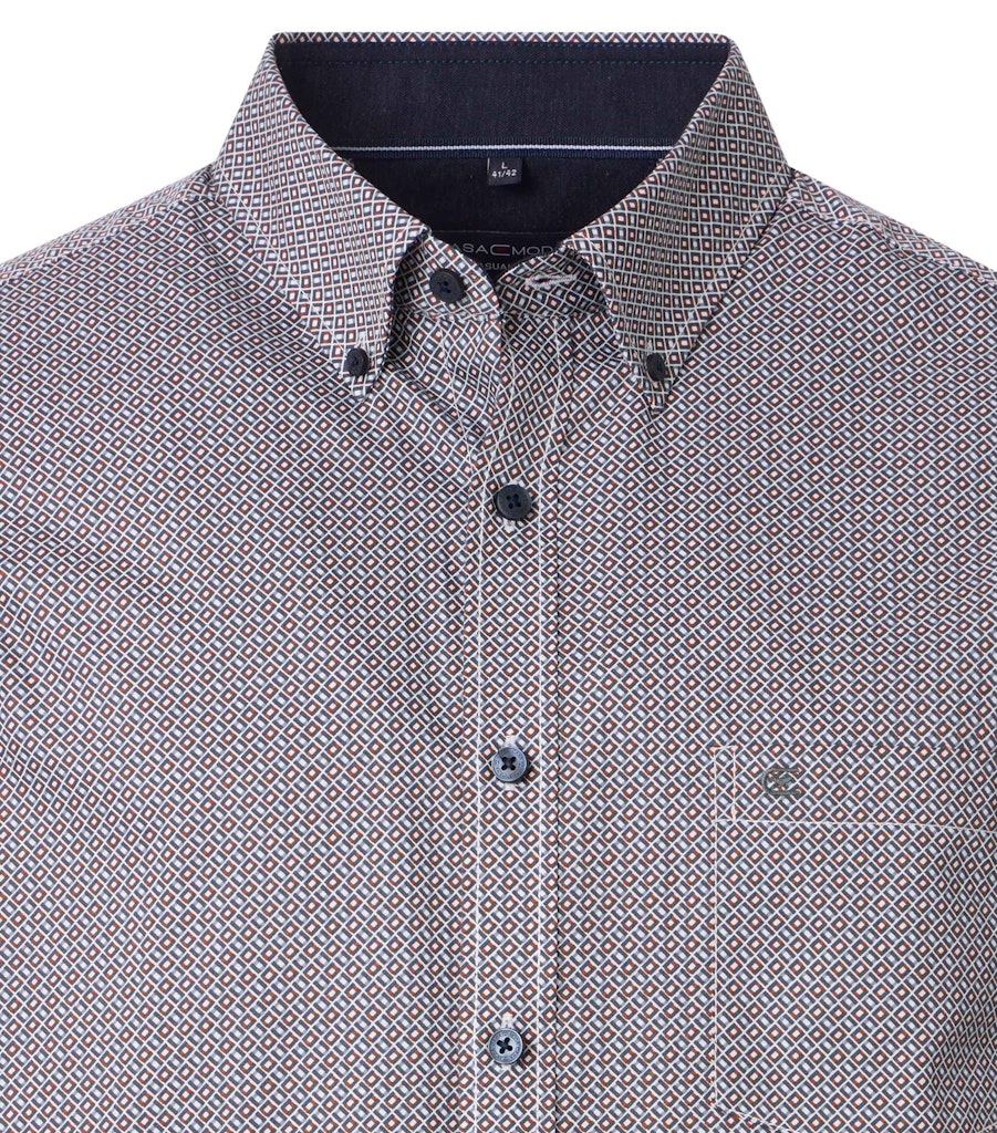 Casa Moda Herren Hemden Silber