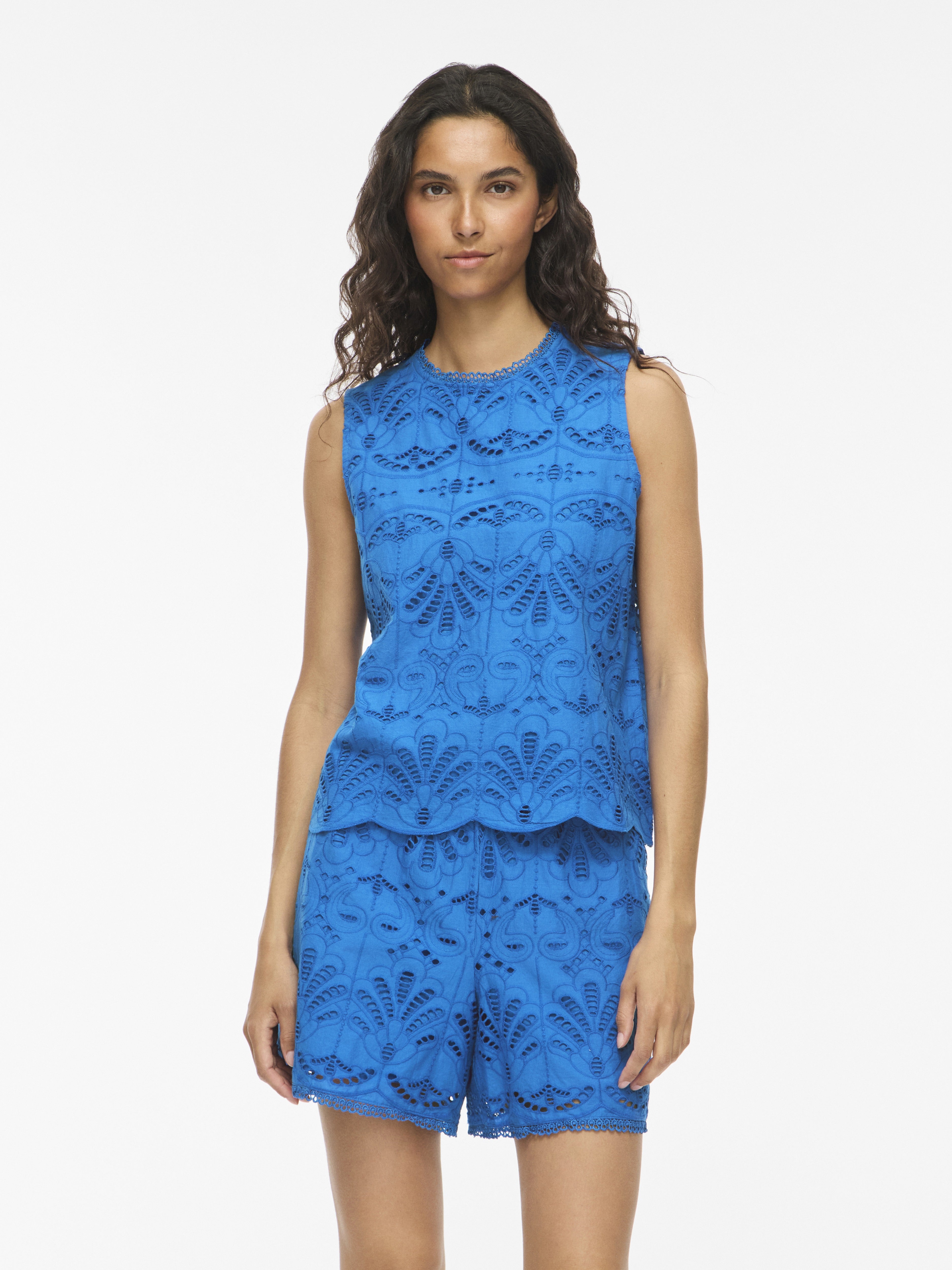 Vila Damen Tops Victoria Blue