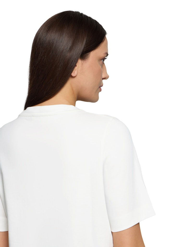 Cartoon Damen T-Shirts Patch Cream/Pin