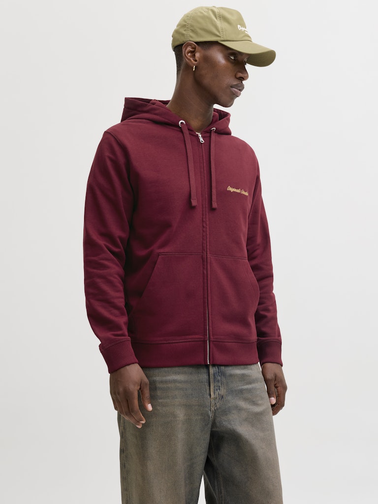 Jack & Jones Herren Sweatshirts Cabernet