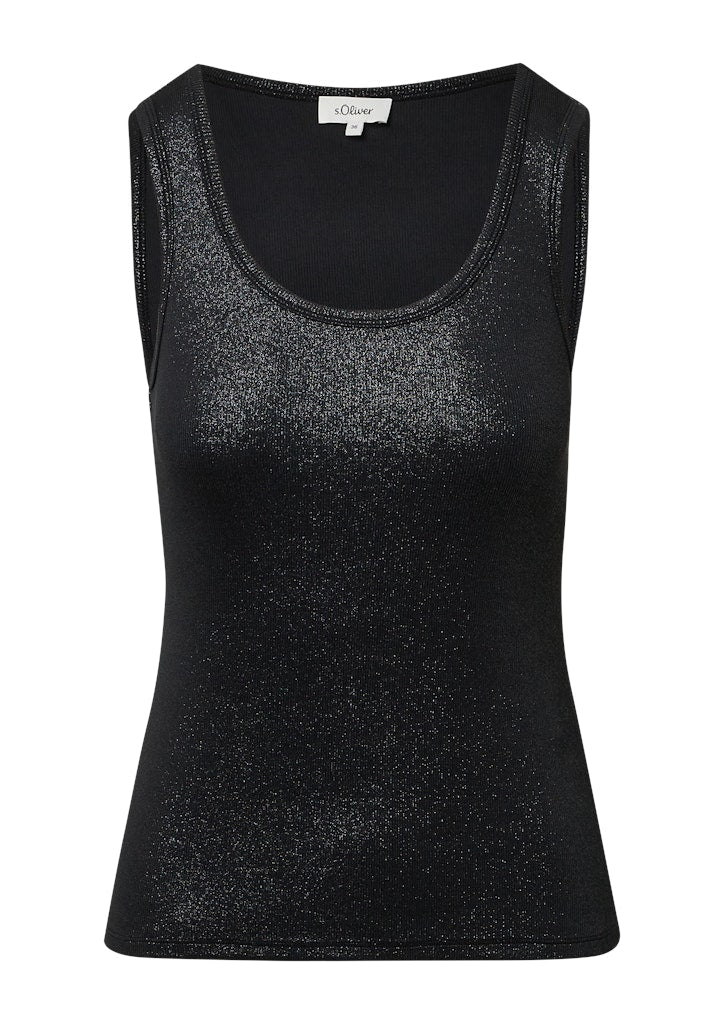 S. Oliver red Damen Tops Grey/Black