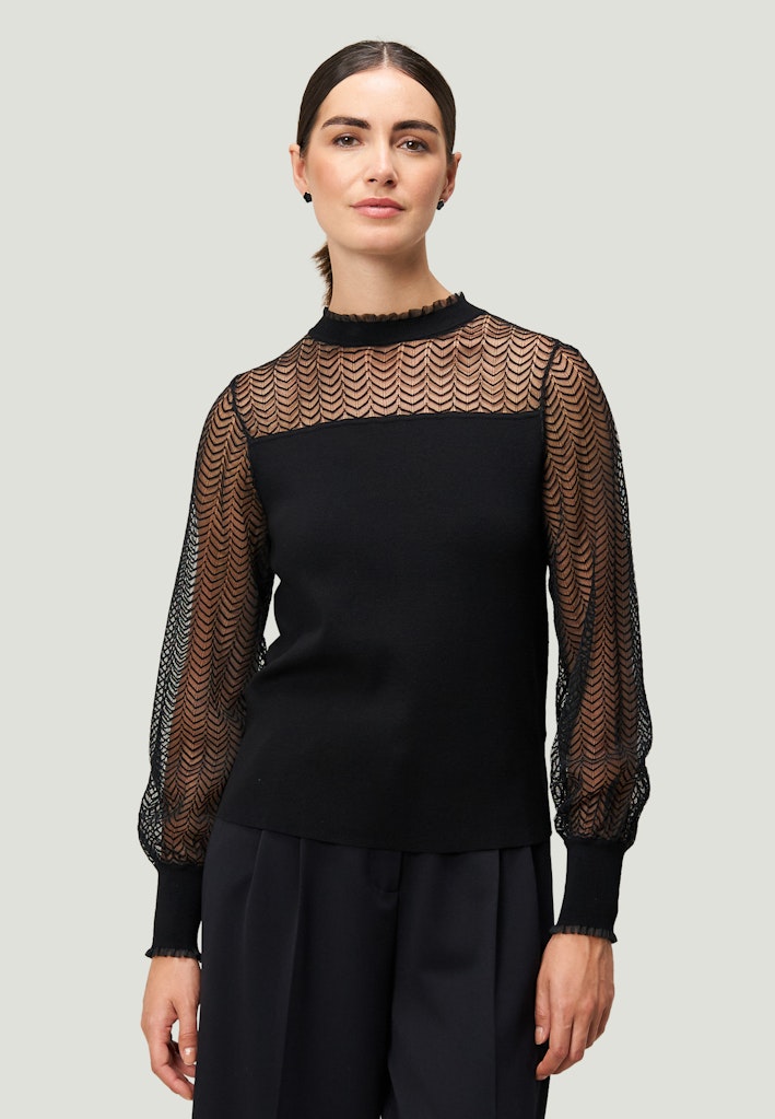 Zero Damen Pullover Black Beauty