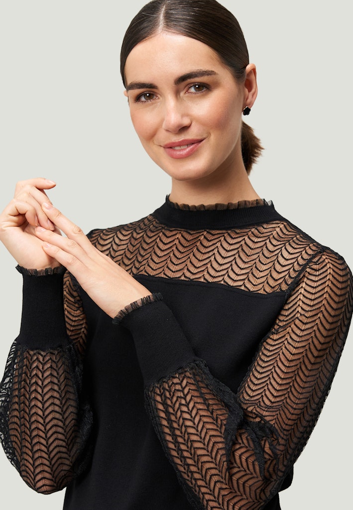 Zero Damen Pullover Black Beauty