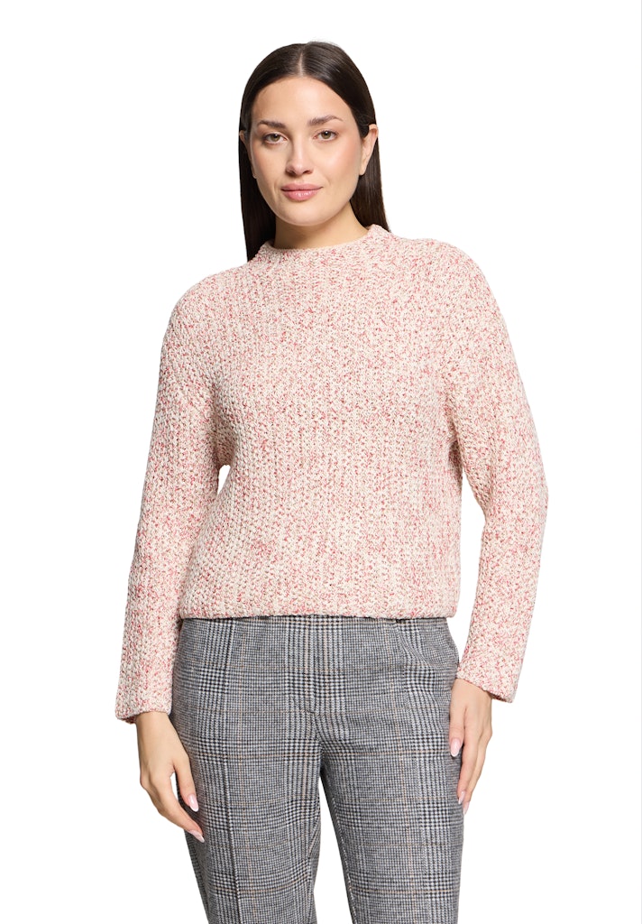 Betty & Co Damen Pullover Nature/Red