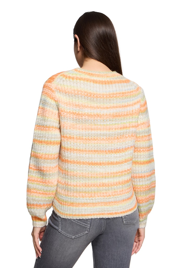 Betty & Co Damen Pullover Cream/Orange