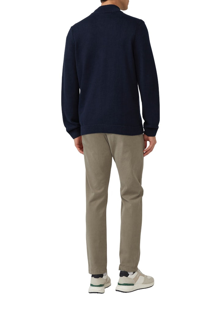 S. Oliver red Herren Strickjacken Blue