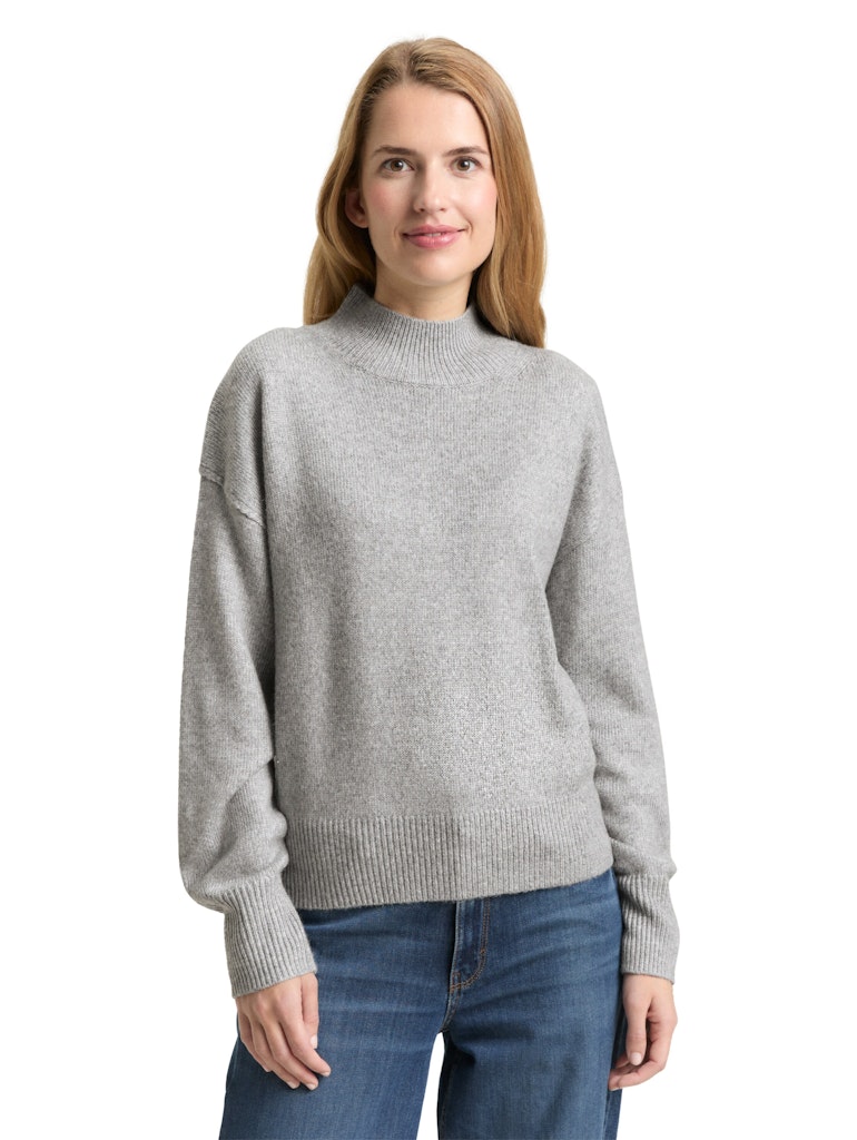 Tom Tailor Damen Sweatshirts Medium Silver G