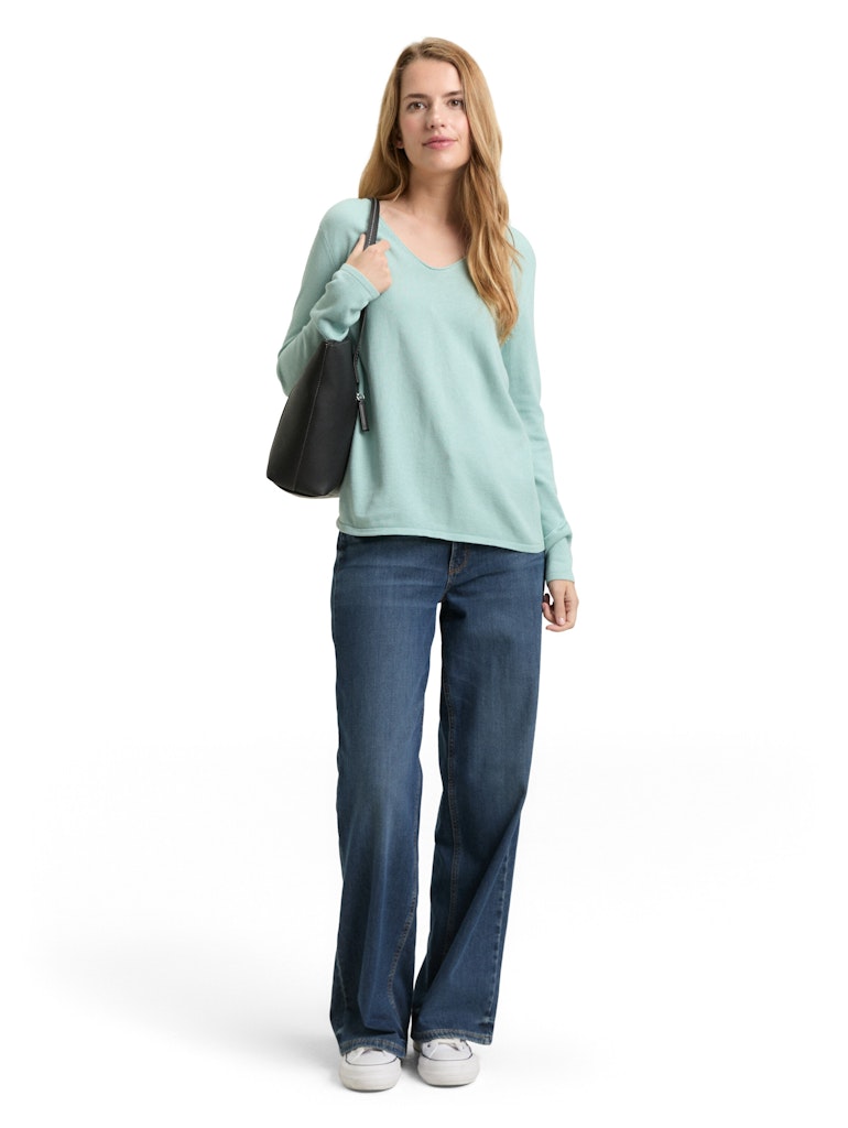 Tom Tailor Damen Sweatshirts Blue Haze