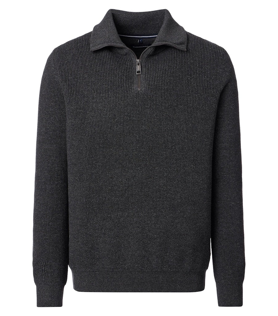 Casa Moda Herren Pullover  Anthrazit