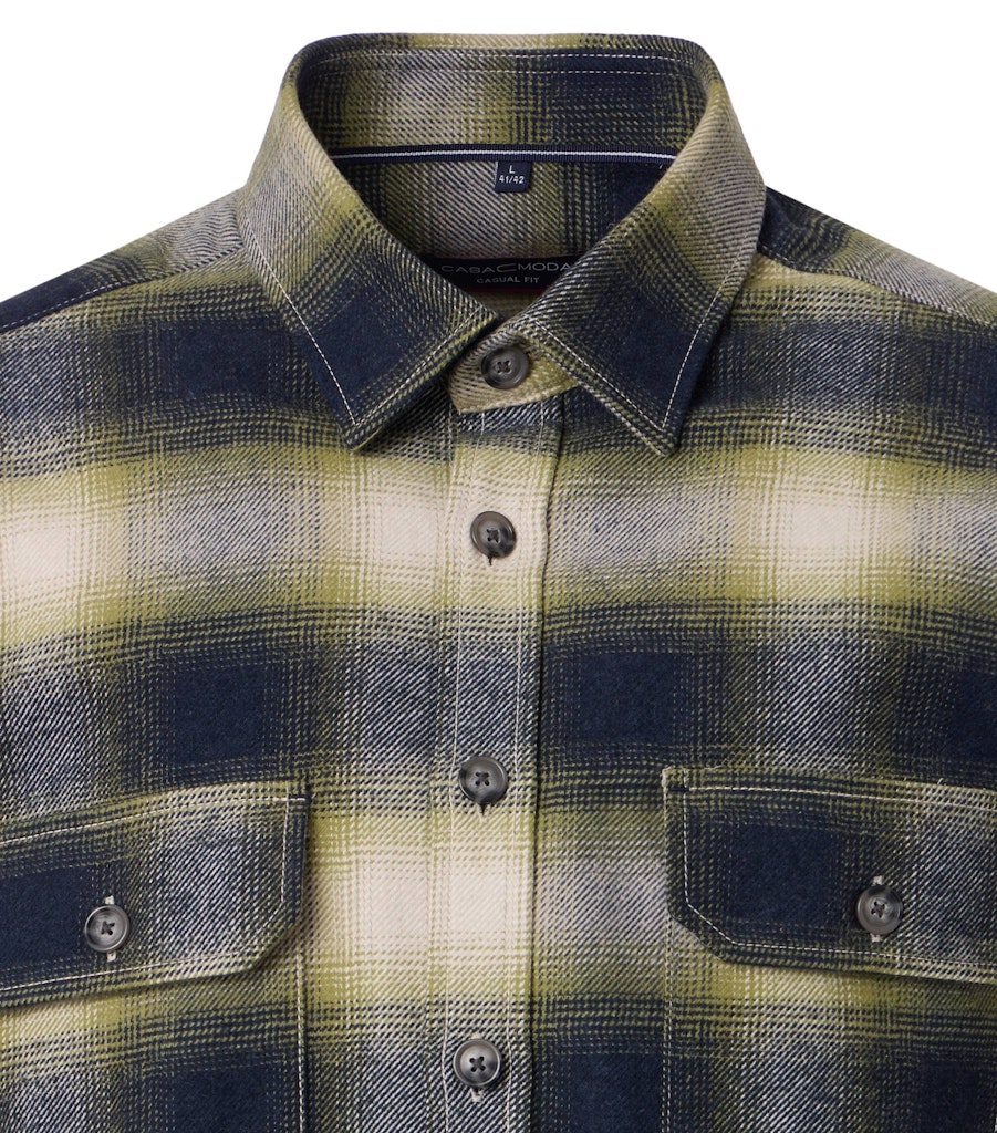 Casa Moda Herren Hemden Gruen