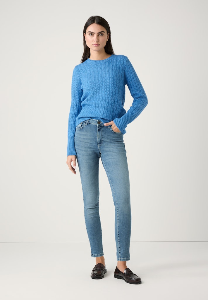 More & More Damen Pullover  Winterblue