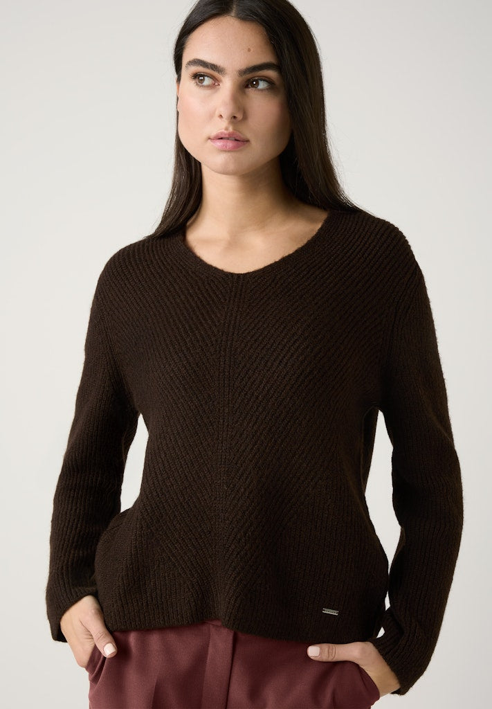 More & More Damen Pullover  Espresso B