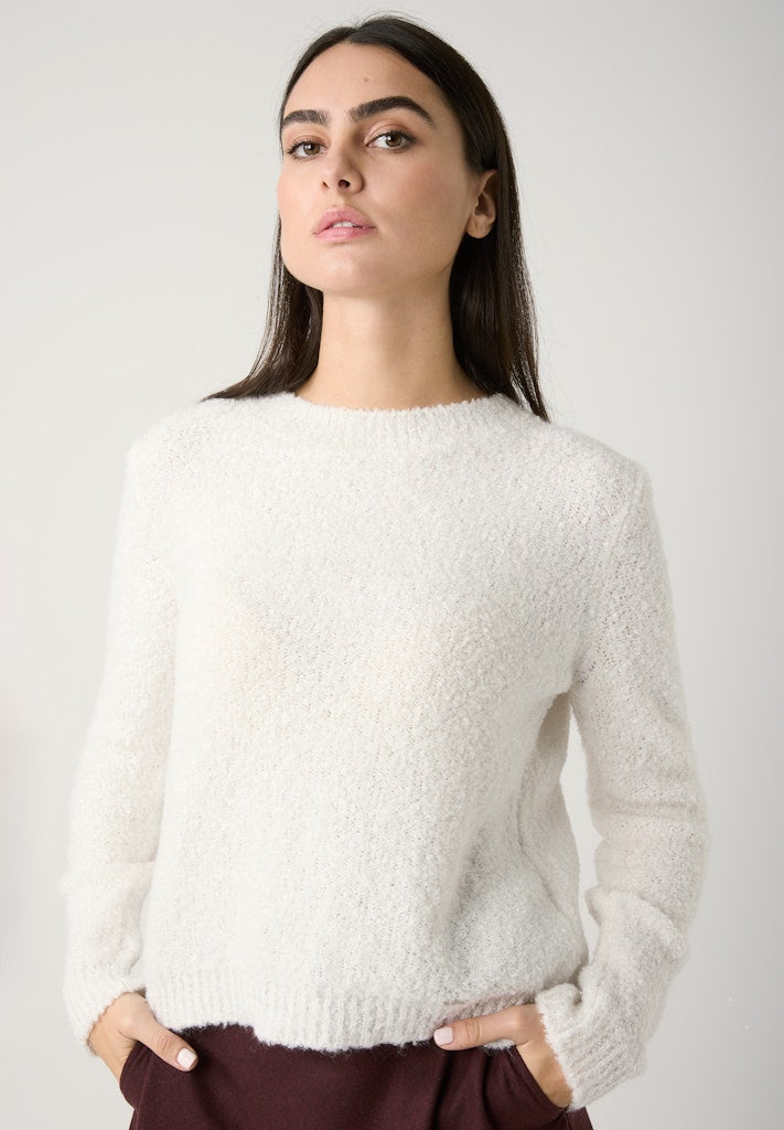More & More Damen Pullover  Off White