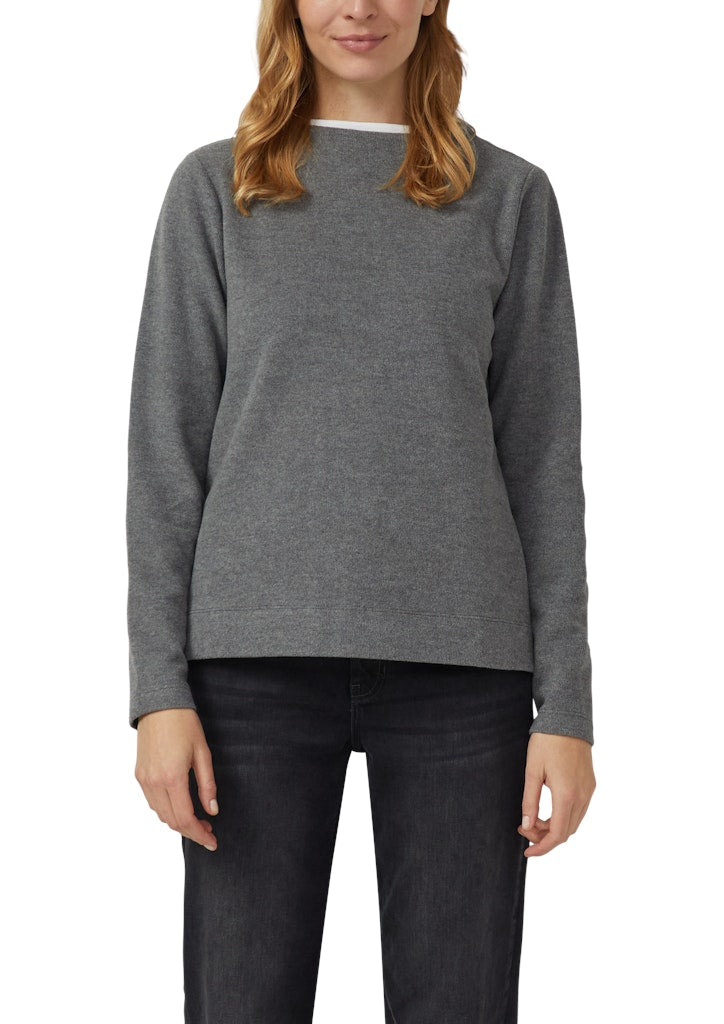 S. Oliver red Damen Sweatshirts Grey/Black