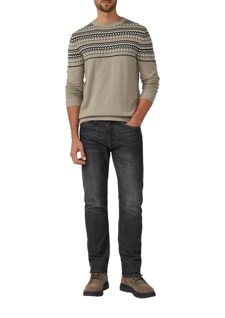 S. Oliver red Herren Pullover Brown