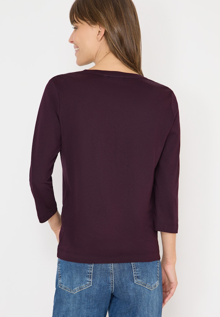 Cecil Damen T-Shirts Eggplant