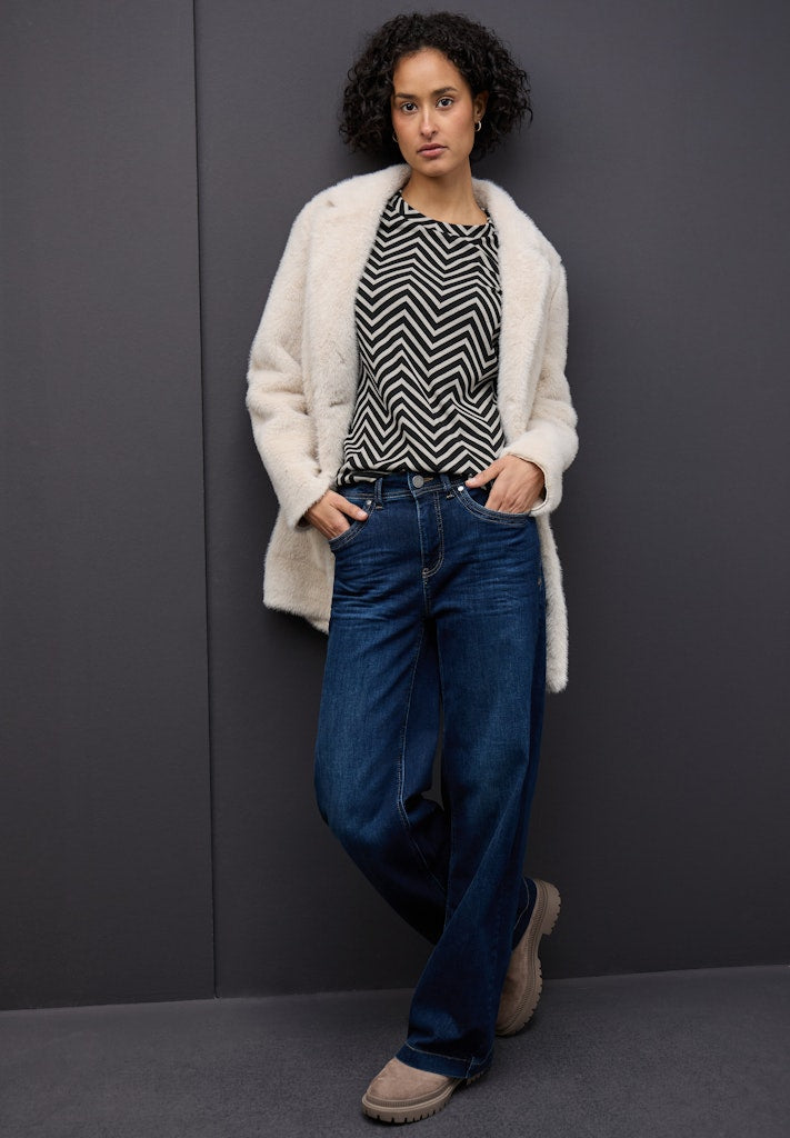 Street One Damen T-Shirts  Black