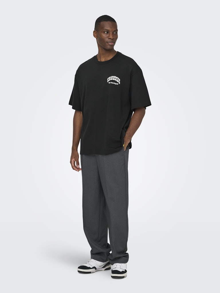 Only & Sons Herren T-Shirts kurz Jet Black/Cd