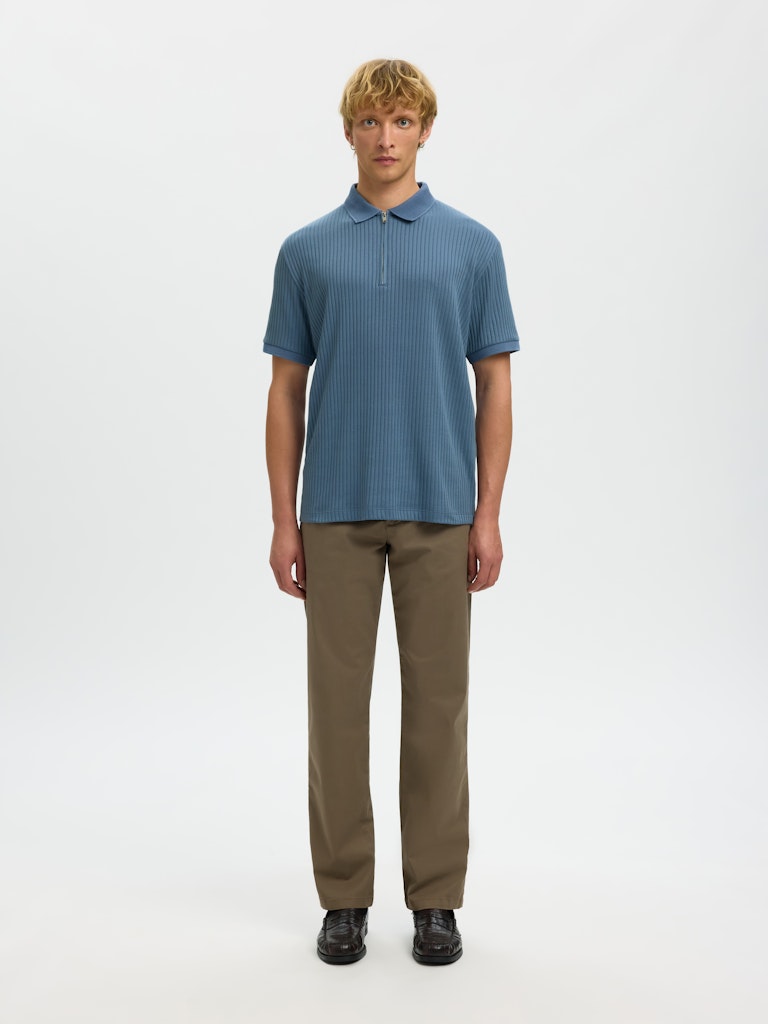 Selected homme Herren Polo-Shirts  Blue Mir