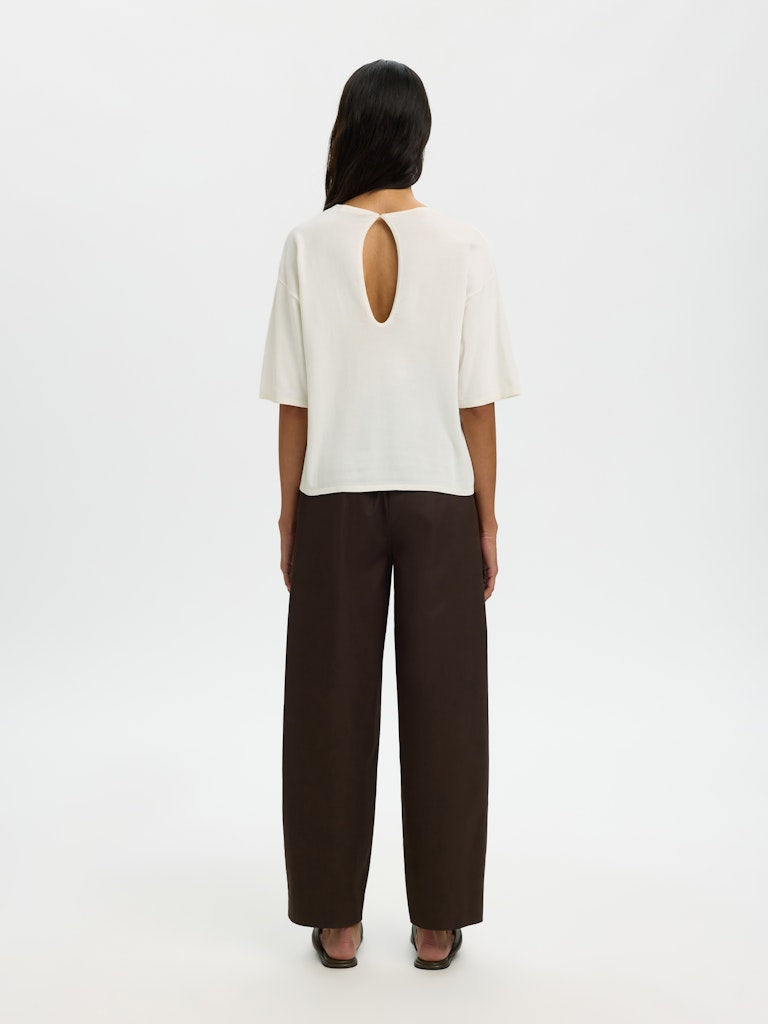 Selected Femme Damen Pullover Snow White