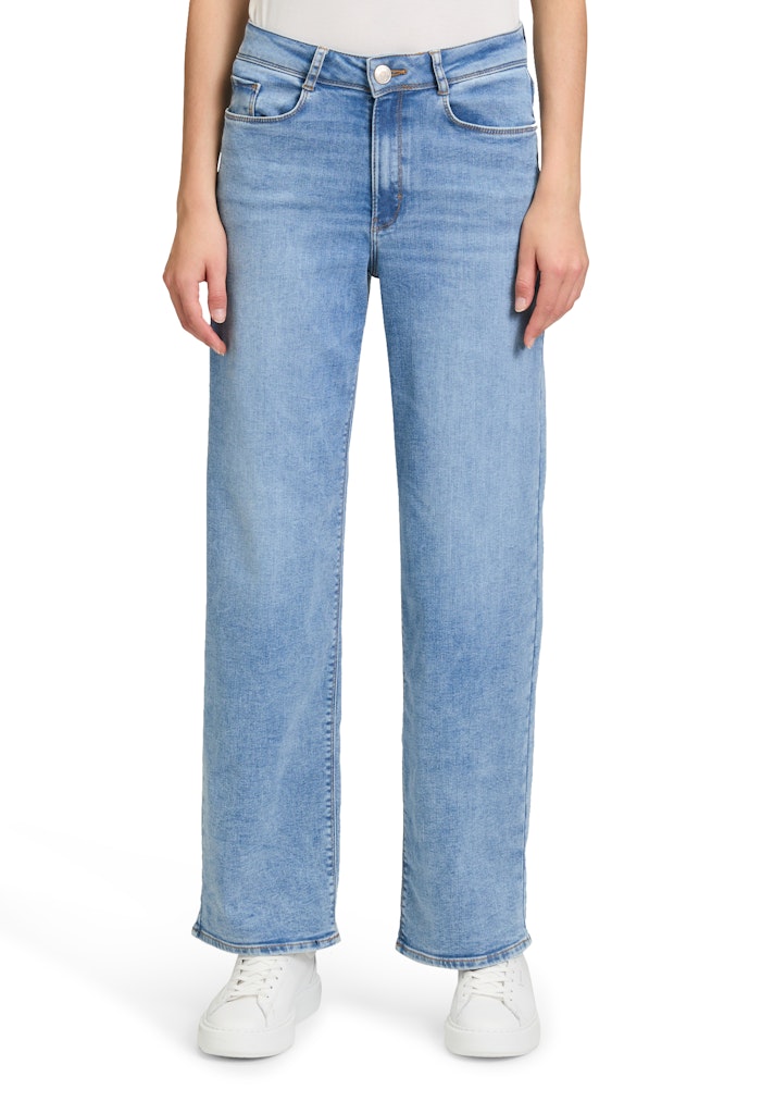Betty & Co Damen Hosen Light Blue Deni