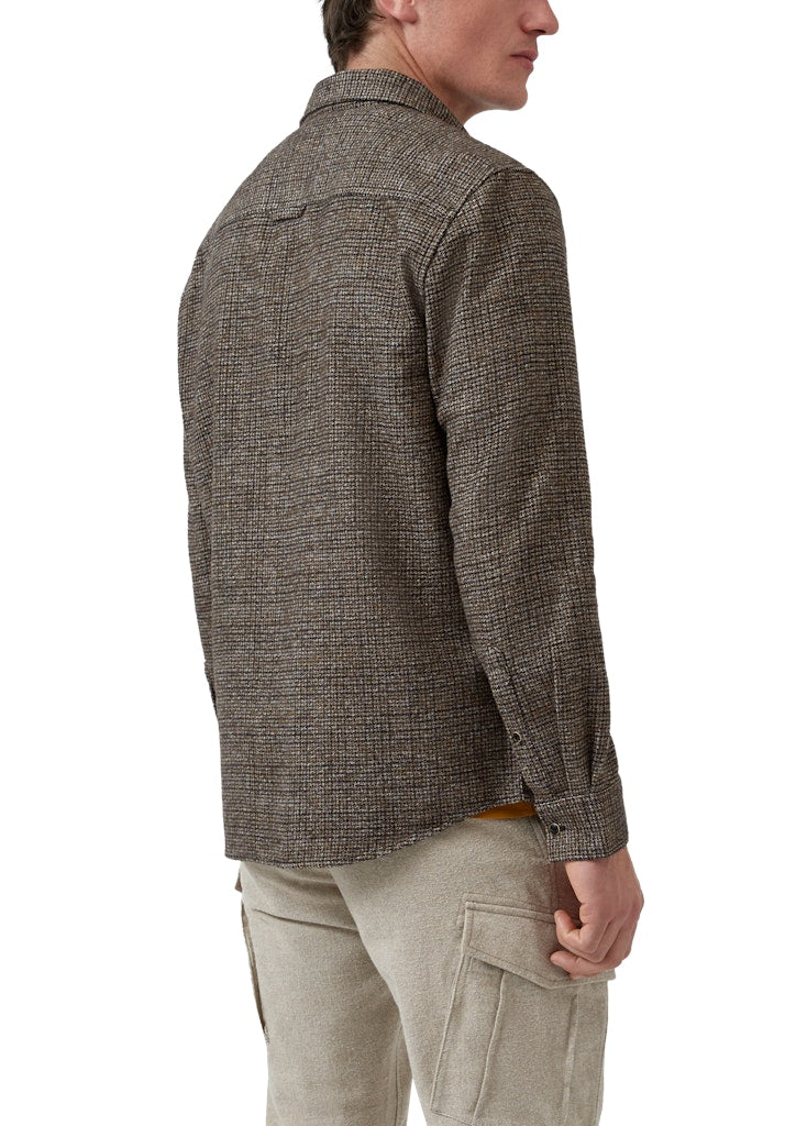 S. Oliver red Herren Hemden lang Brown