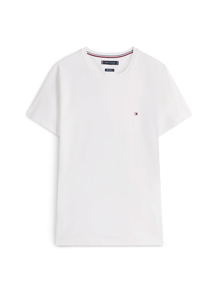 Tommy Hilfiger Herren T-Shirts kurz Ybr White