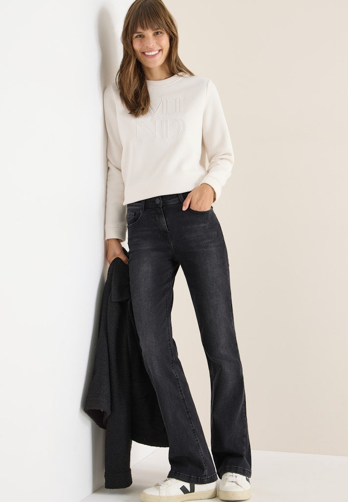 Cecil Damen Hosen Black Was