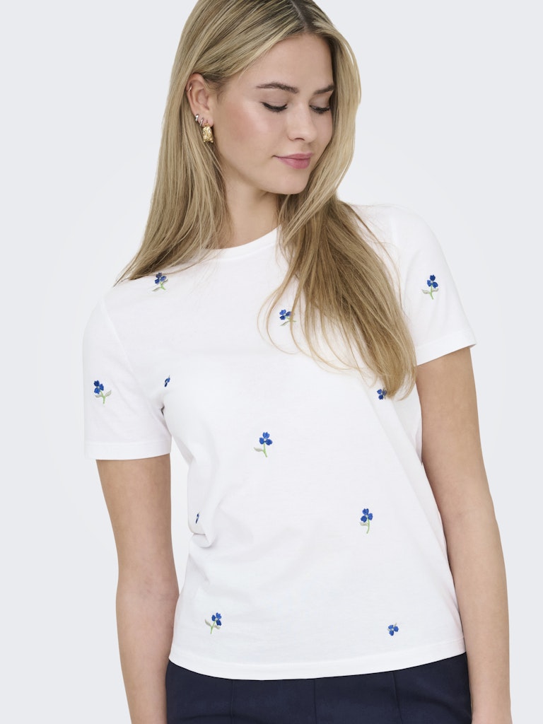 Only Damen T-Shirts Bright White/Tr