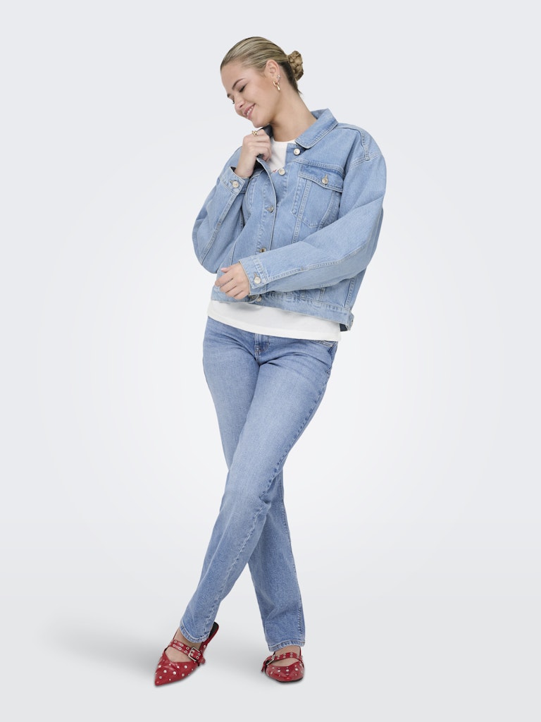 Only Damen Jeans Light Blue Deni