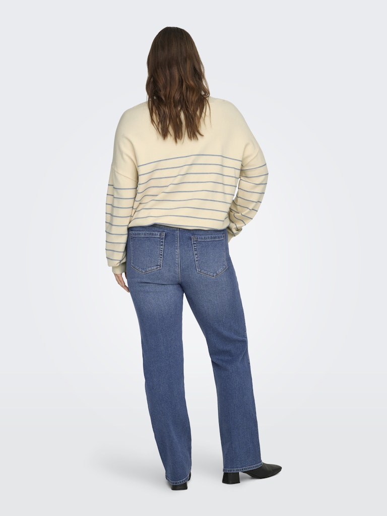 Only Caramkoma Damen Pullover Birch/Riviera S