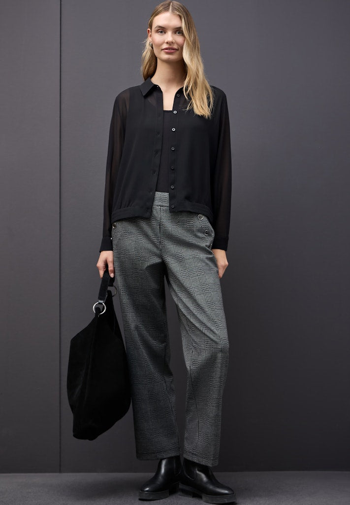 Street One Damen Blusen Black