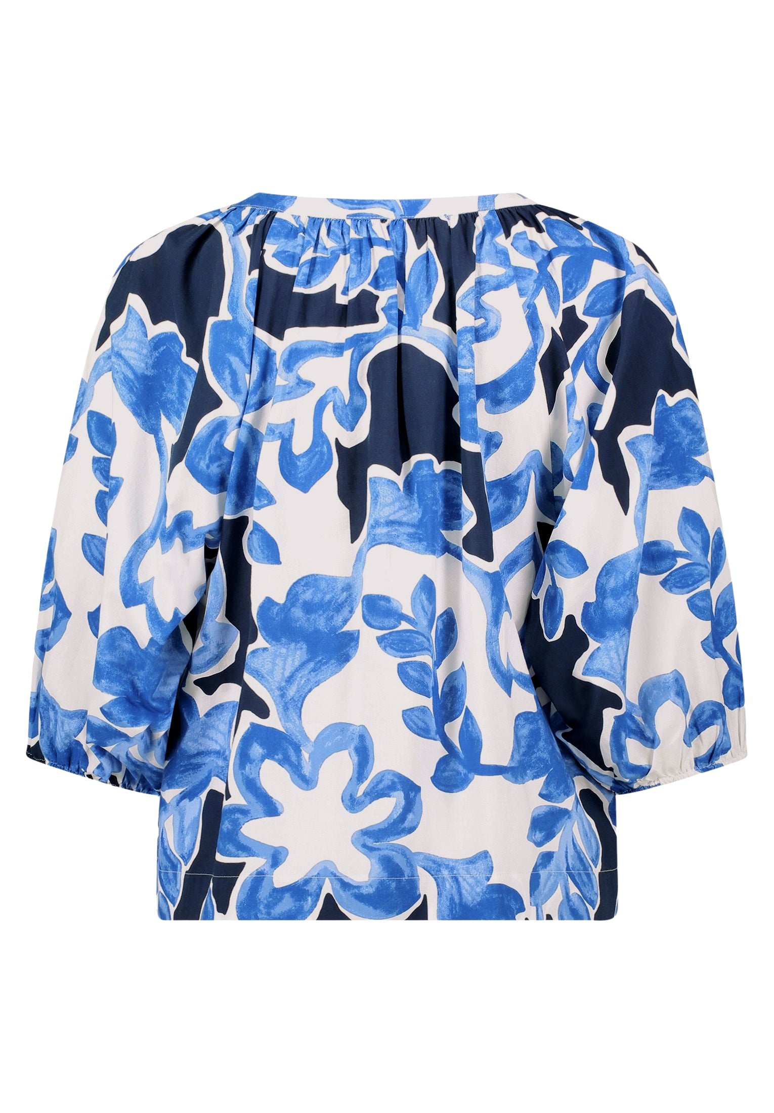 Betty & Co Damen Blusen Cream/Dark Blue