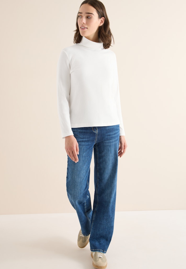 Cecil Damen T-Shirts  Vanilla W