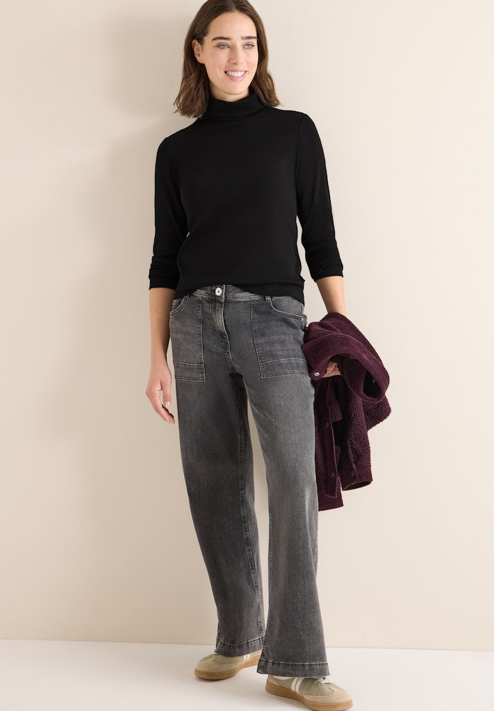 Cecil Damen T-Shirts  Black