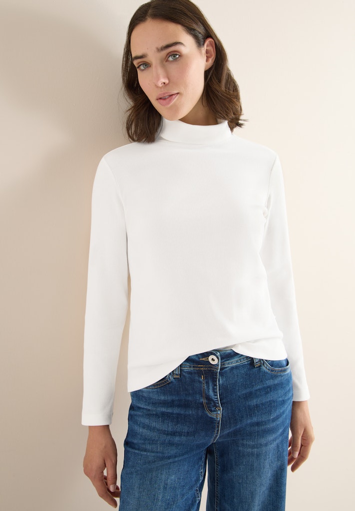 Cecil Damen T-Shirts Vanilla W