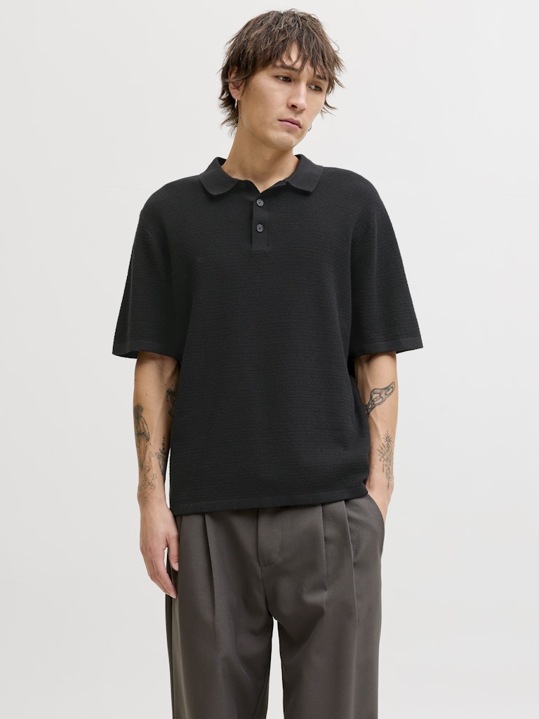 Jack & Jones Herren Polo-Shirts Black