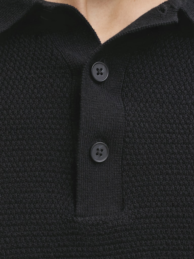 Jack & Jones Herren Polo-Shirts Black