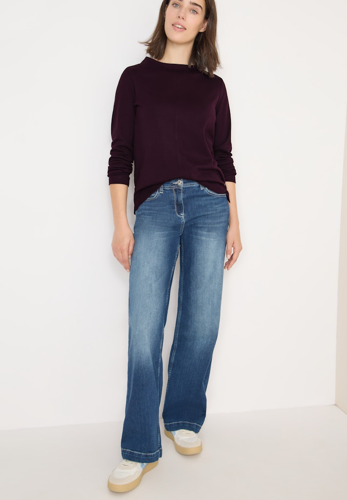 Cecil Damen T-Shirts  Eggplant