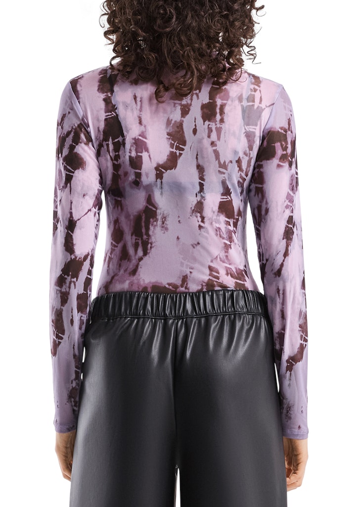 QS by S.Oliver Damen T-Shirts Lilac/Pink