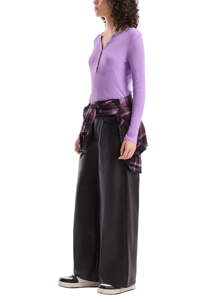 QS by S.Oliver Damen T-Shirts Lilac/Pink