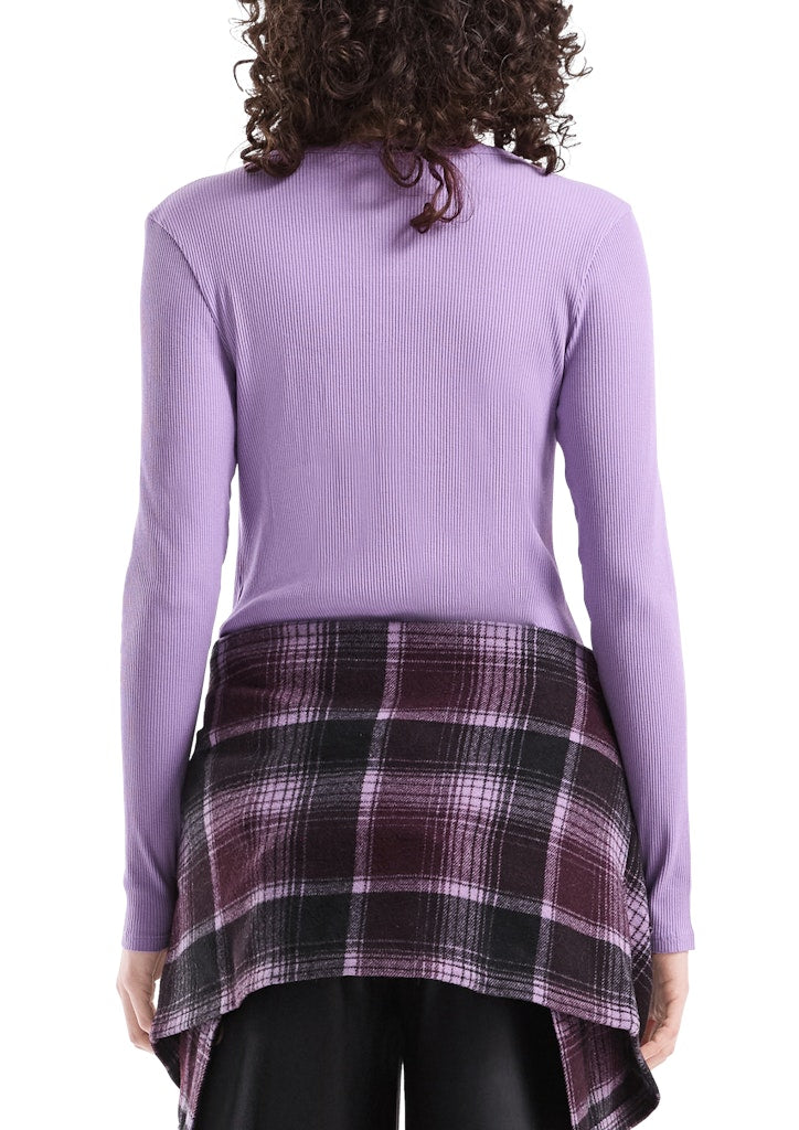 QS by S.Oliver Damen T-Shirts Lilac/Pink