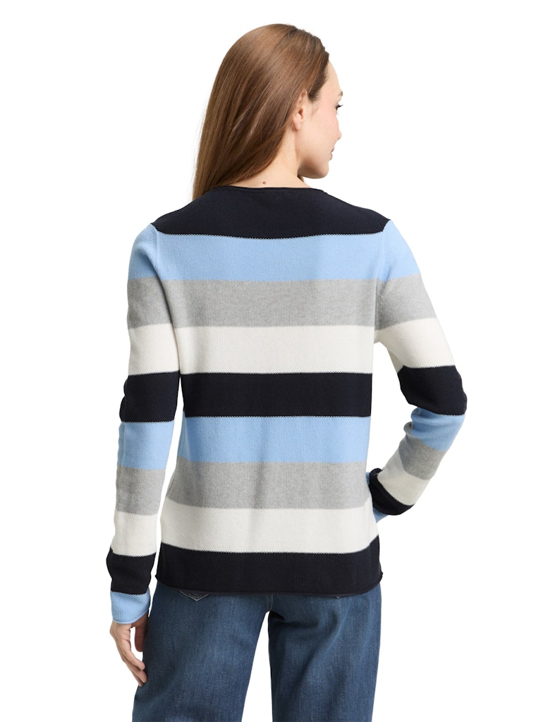 Tom Tailor Damen Sweatshirts Fjord Blue Grey