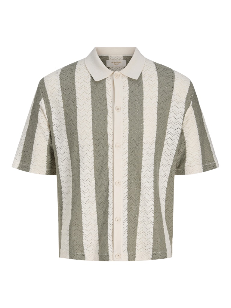 Jack & Jones Herren Polo-Shirts Sea Salt/Sea Gr