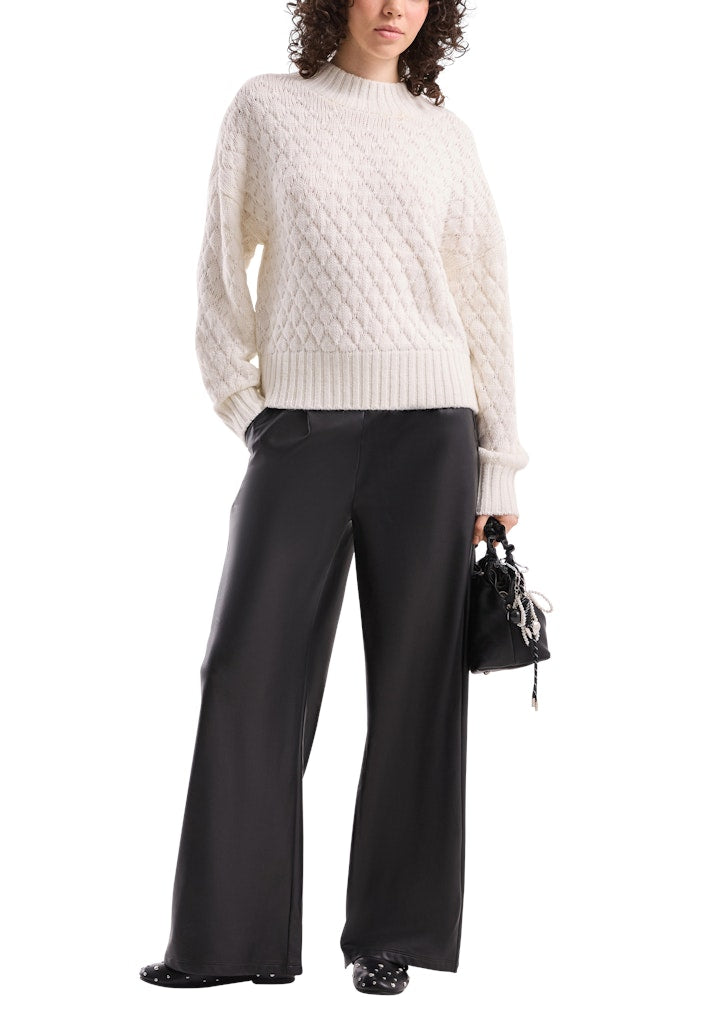 QS by S.Oliver Damen Pullover White