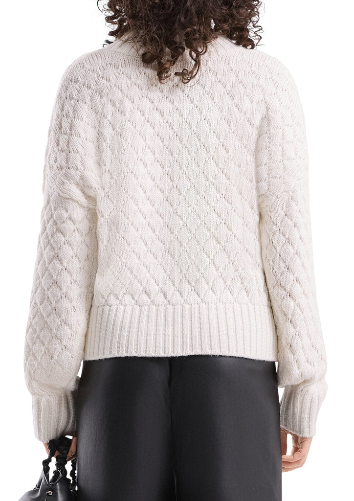 QS by S.Oliver Damen Pullover White