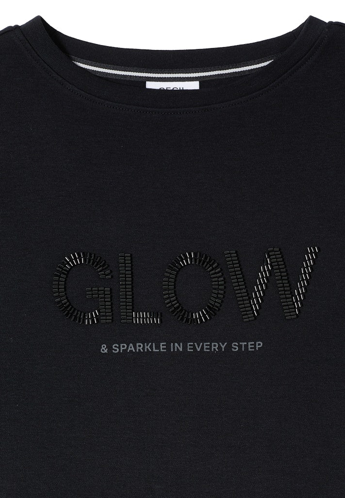 Cecil Damen T-Shirts  Black