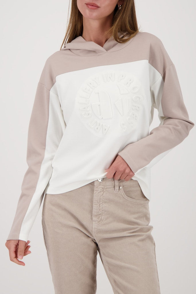 Monari Damen Sweatshirts  Off-White